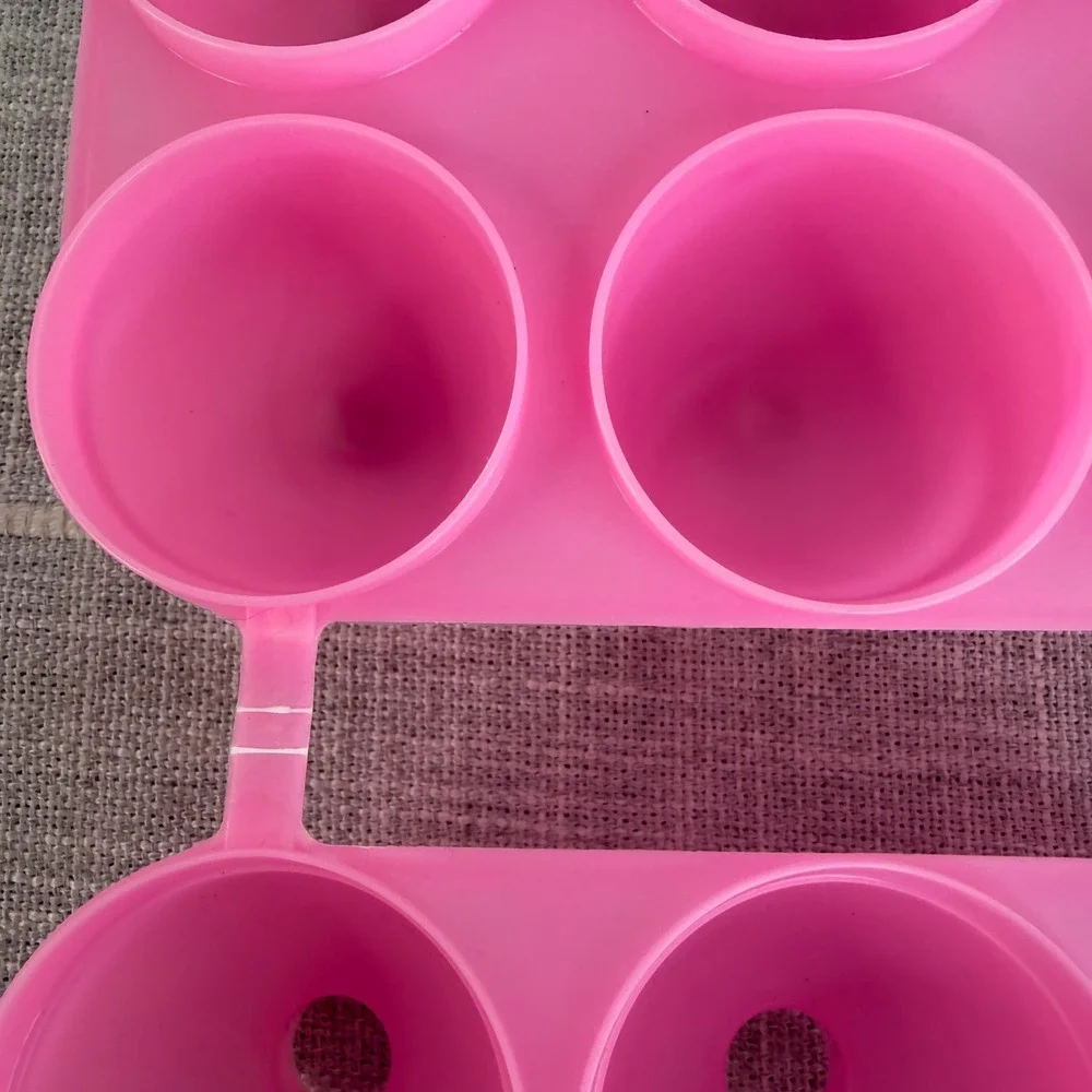Jell O Jiggler Egg Mold‎ Pink Smooth NEW Jell-o